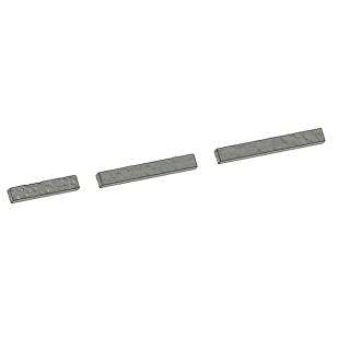 Trottoarkant granit 130 mm  H0 1:87