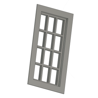 Window, rectangular 7.5x14