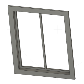 Fönster Funkis 2-luft 12x15