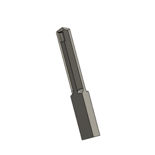 Hinderpåle för elektronisk sensor