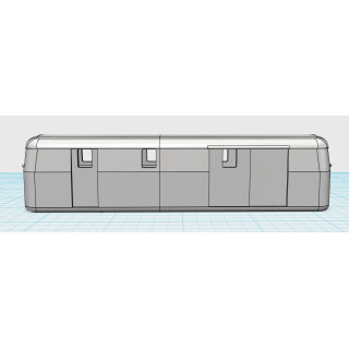 VGJ YDFo 161/SJ UDFo6p/UDFo12p 1718, släpvagn skala H0 1:87